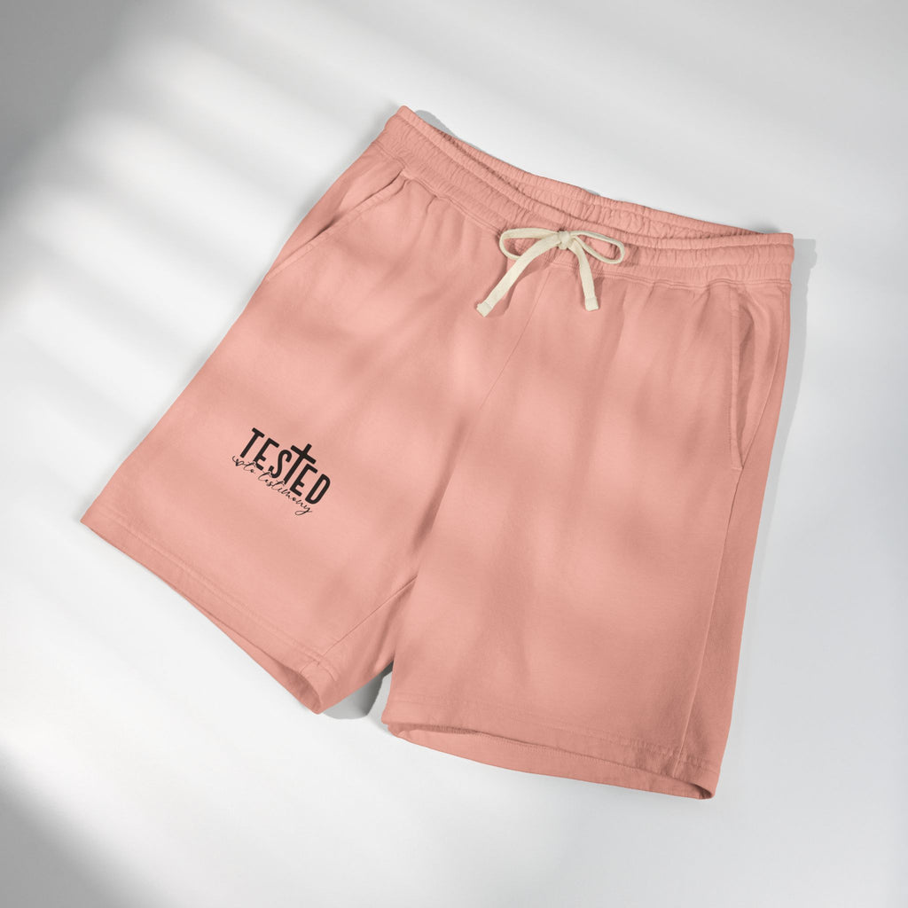 Tested Lightweight Fleece Sweat Shorts — Garment-Dyed Casual Athletic Lounge Shorts