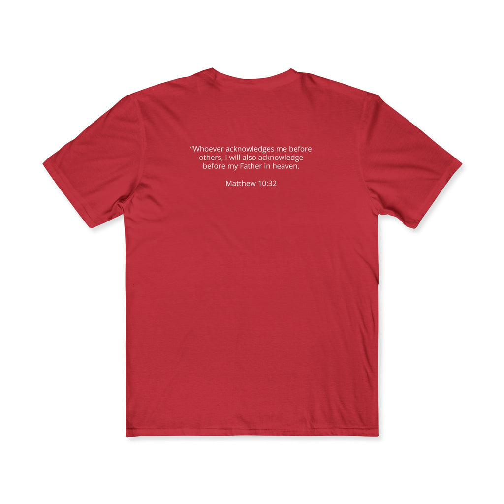 Tested & Testimony Men's Christian T-Shirt — "Tested, yet testimony" Faith Tee