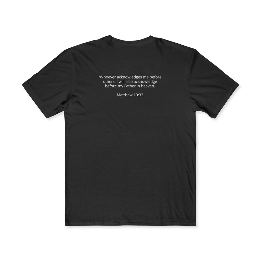 Tested & Testimony Men's Christian T-Shirt — "Tested, yet testimony" Faith Tee