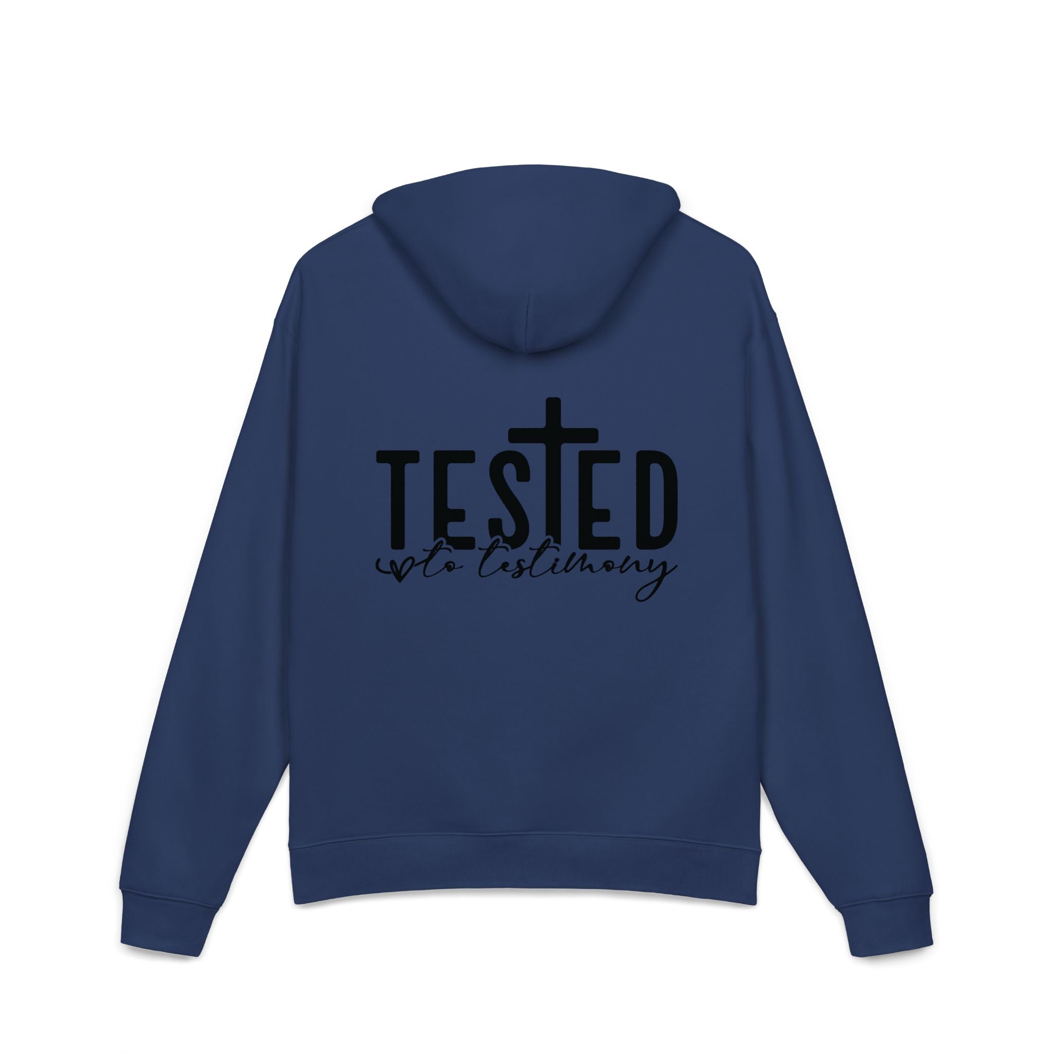 Tested Faith Hoodie – "Tested, Not Destroyed" Christian Graphic Hoodie
