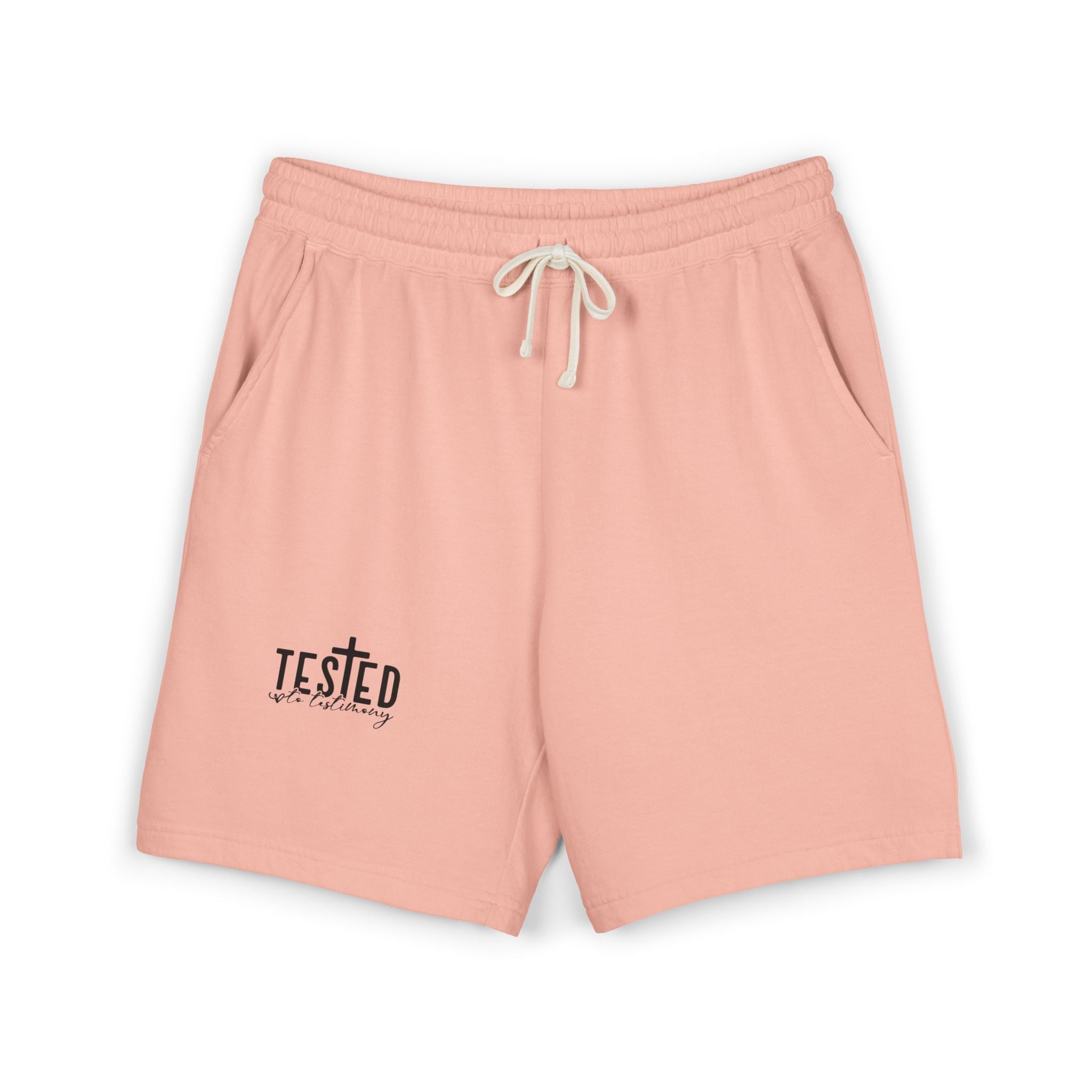 Tested Lightweight Fleece Sweat Shorts — Garment-Dyed Casual Athletic Lounge Shorts