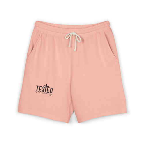 Tested Lightweight Fleece Sweat Shorts — Garment-Dyed Casual Athletic Lounge Shorts