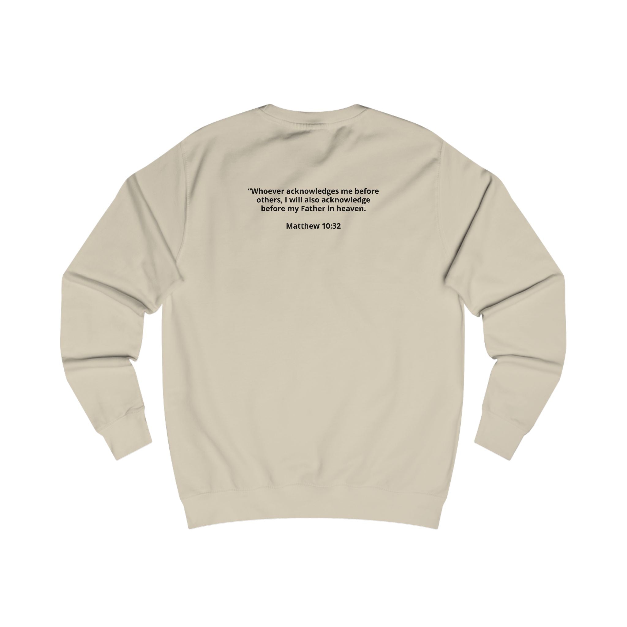 Tested into Testimony Sweatshirt — Christian Faith Cross Crewneck
