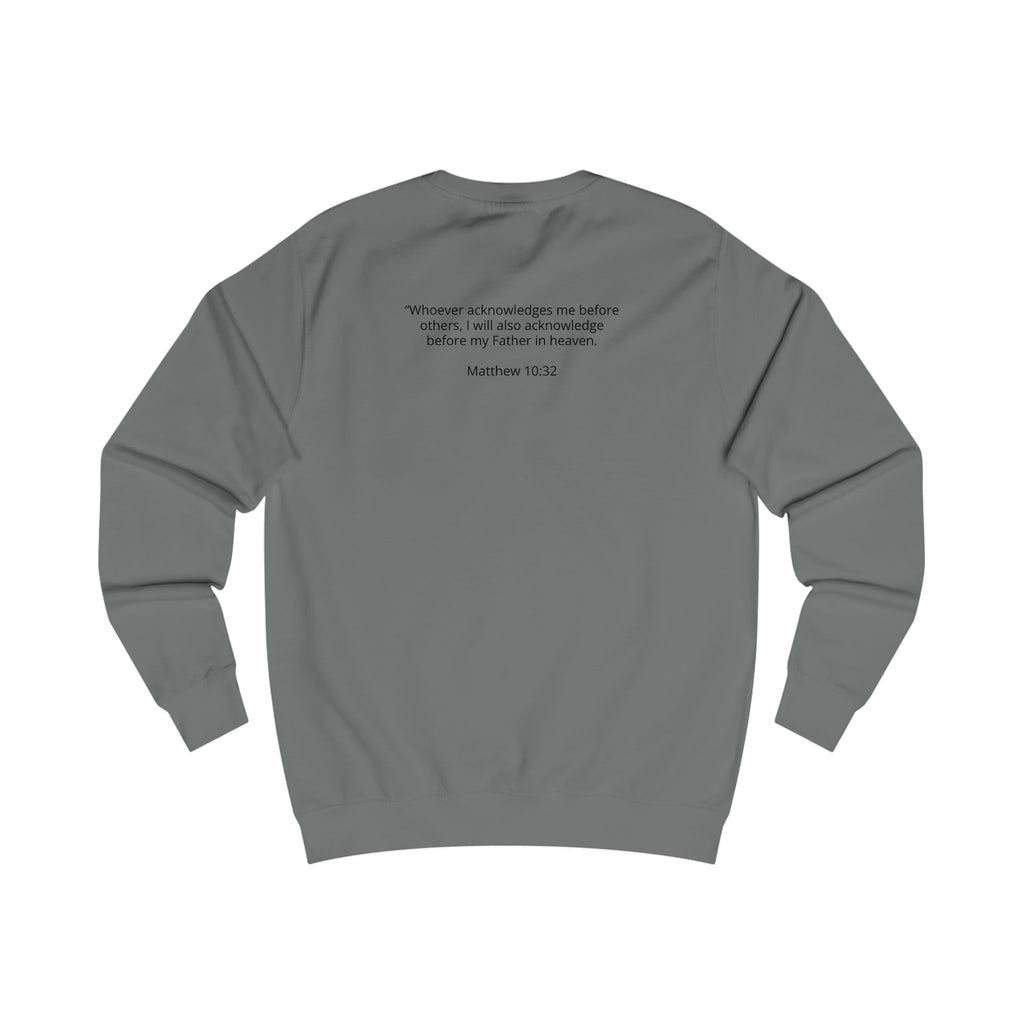 Tested into Testimony Sweatshirt — Christian Faith Cross Crewneck
