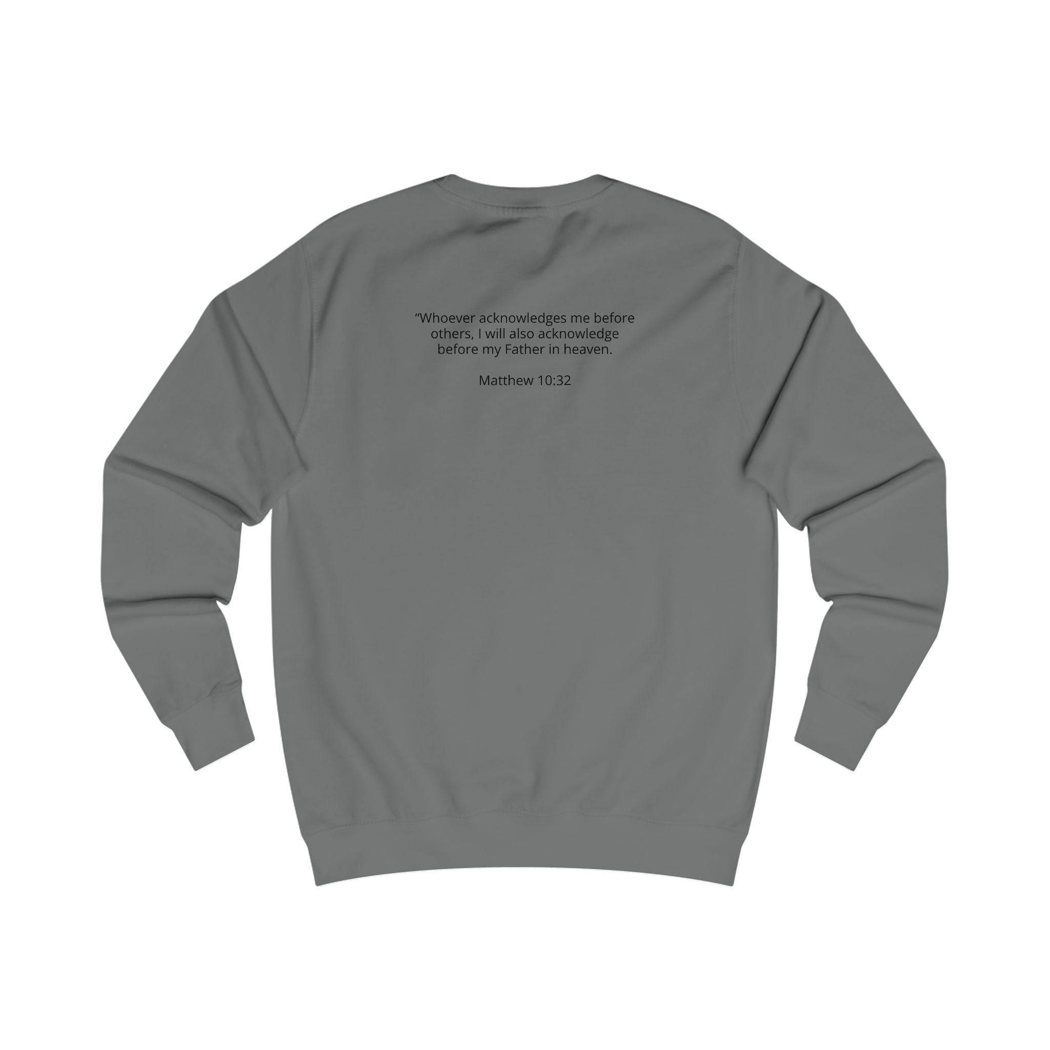 Tested into Testimony Sweatshirt — Christian Faith Cross Crewneck