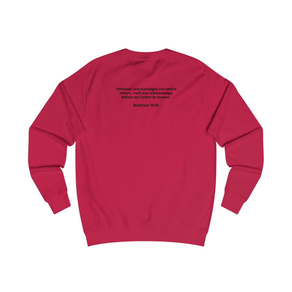 Tested into Testimony Sweatshirt — Christian Faith Cross Crewneck