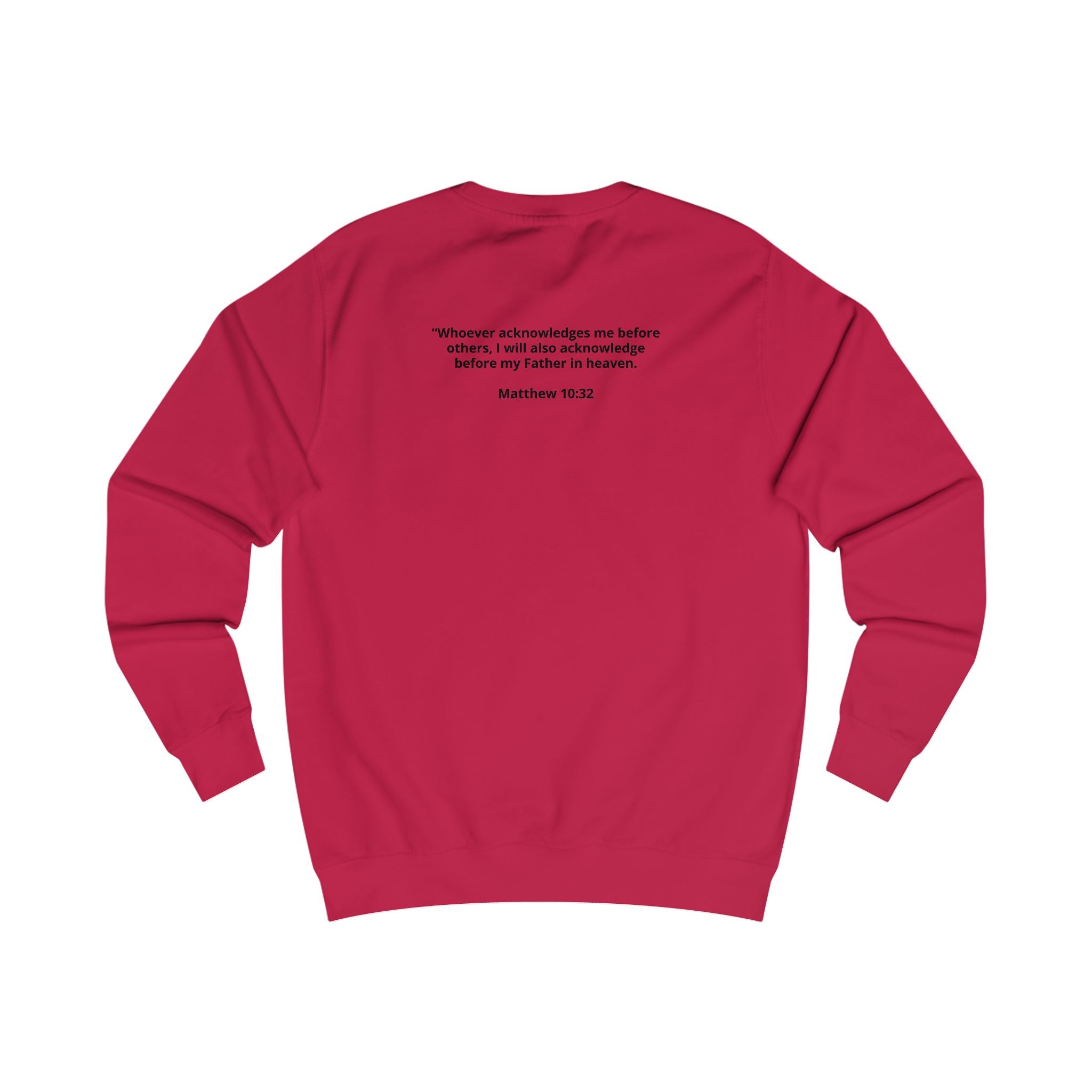 Tested into Testimony Sweatshirt — Christian Faith Cross Crewneck