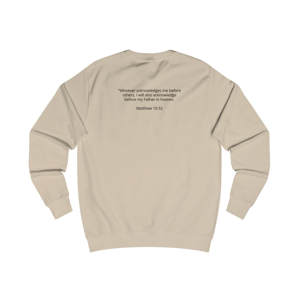 Tested into Testimony Sweatshirt — Christian Faith Cross Crewneck