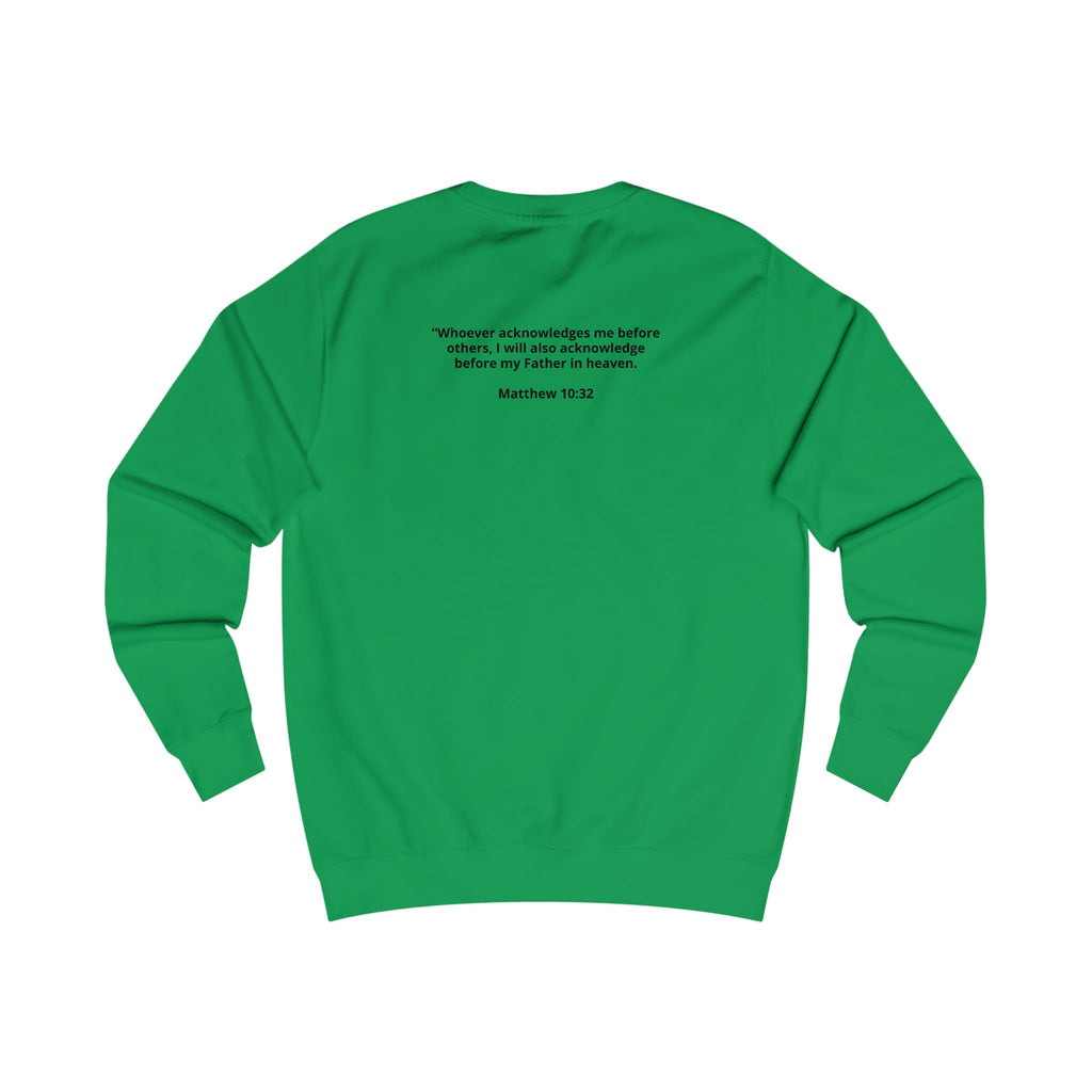Tested into Testimony Sweatshirt — Christian Faith Cross Crewneck