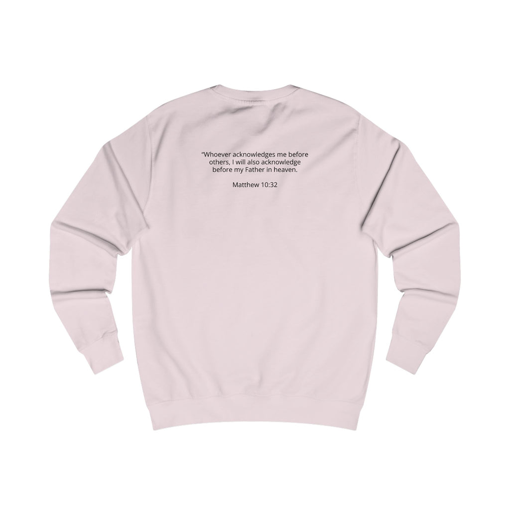 Tested into Testimony Sweatshirt — Christian Faith Cross Crewneck