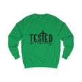 Tested into Testimony Sweatshirt — Christian Faith Cross Crewneck
