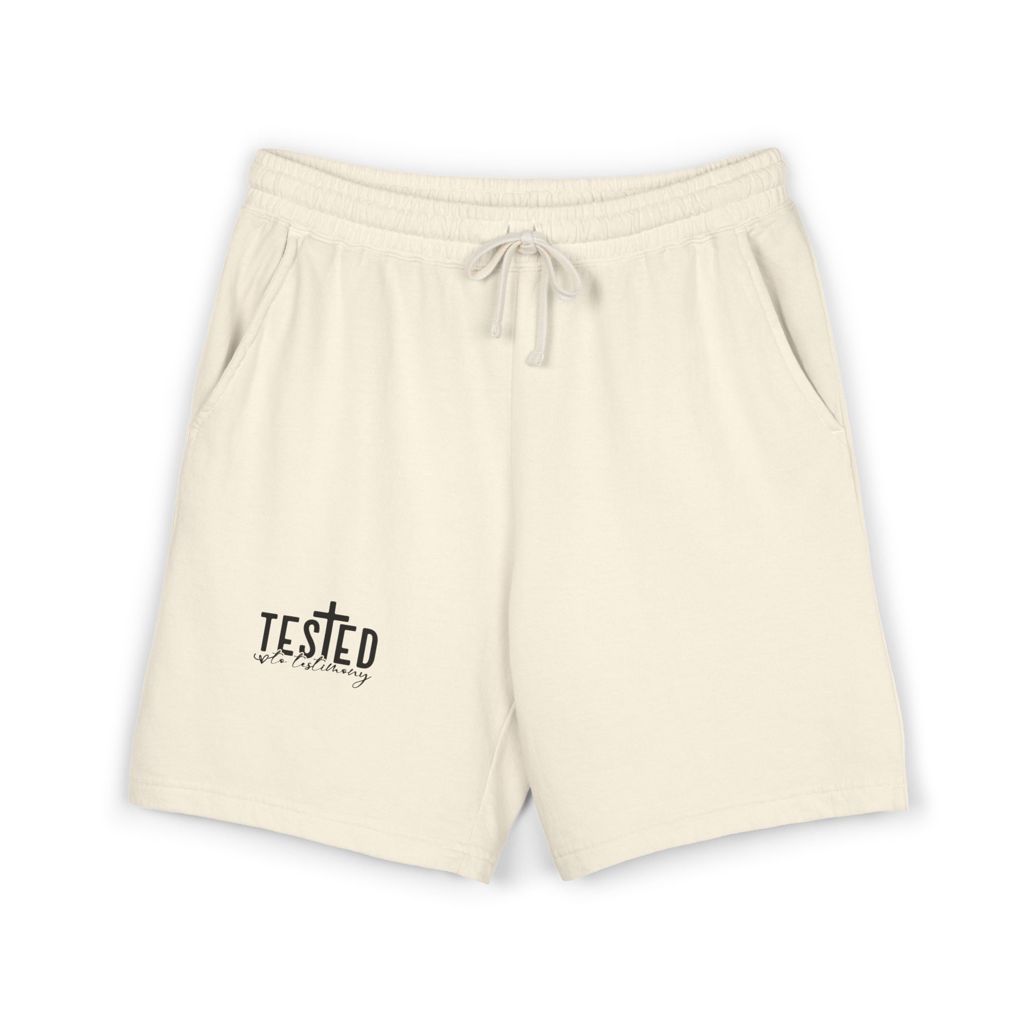 Tested Lightweight Fleece Sweat Shorts — Garment-Dyed Casual Athletic Lounge Shorts